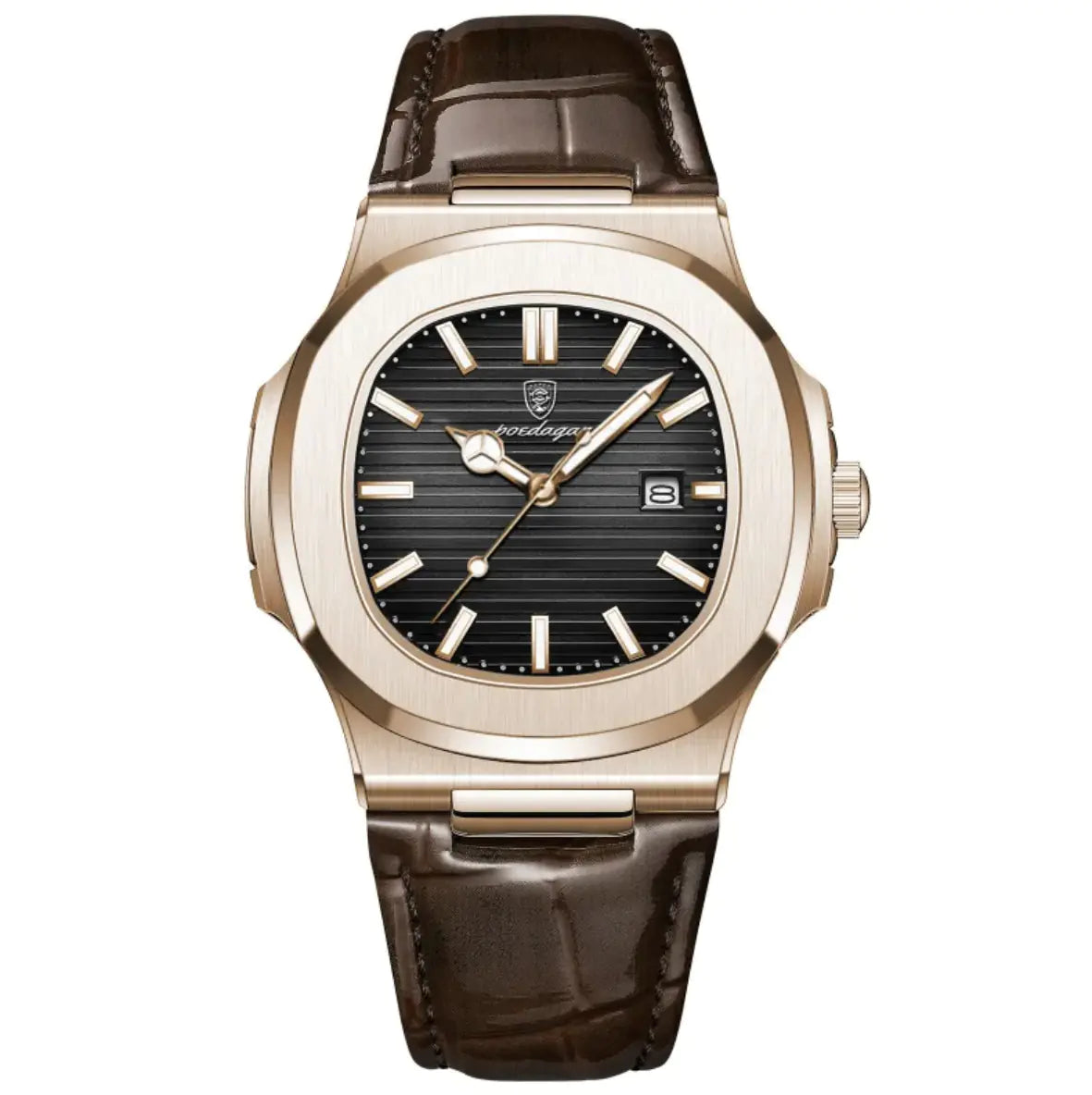 Arden Quartz Watch – Leather Strap